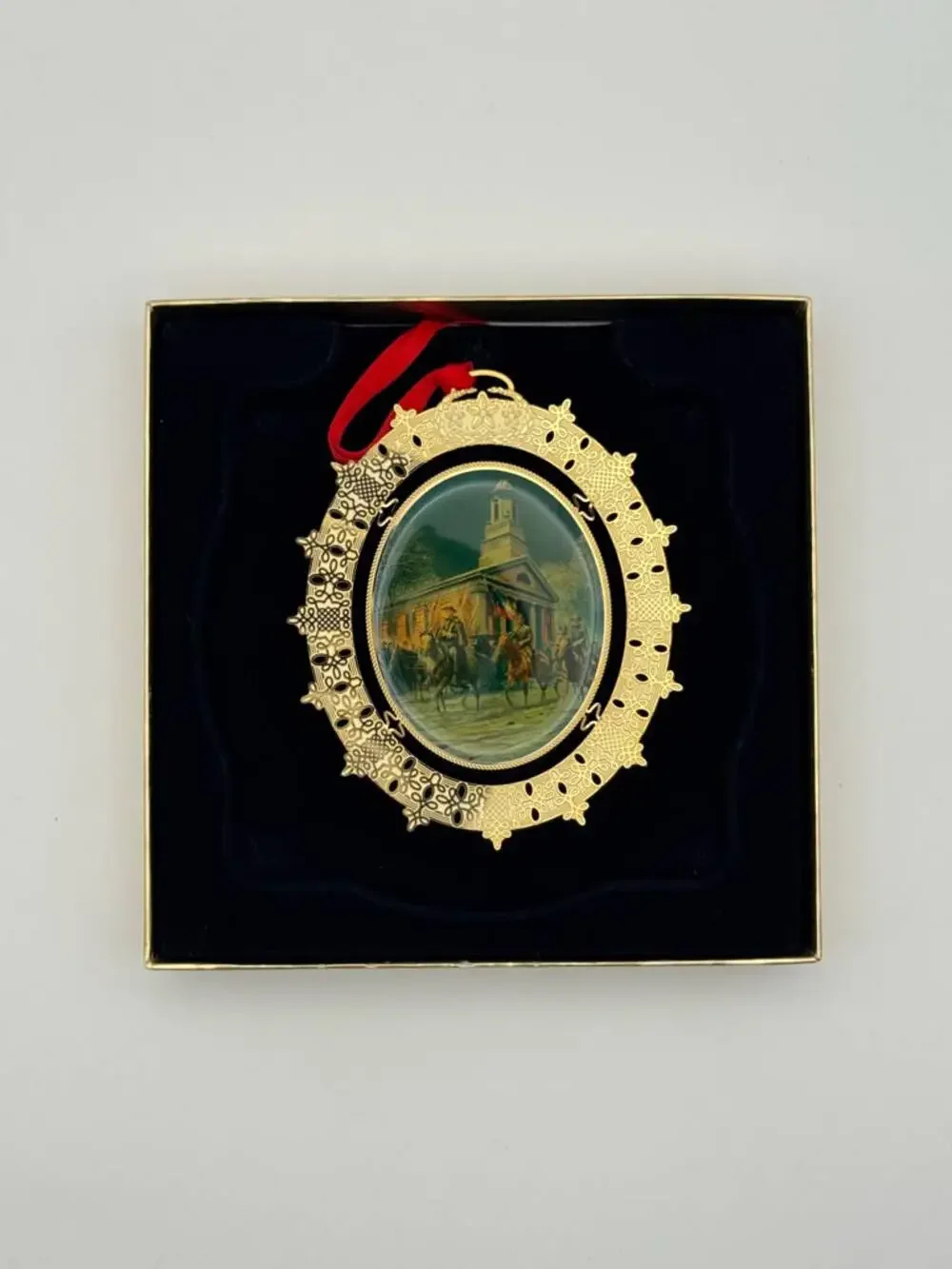 Mort Kunstler 2003 Soldier of Faith #1135 Civil War Christmas Ornament